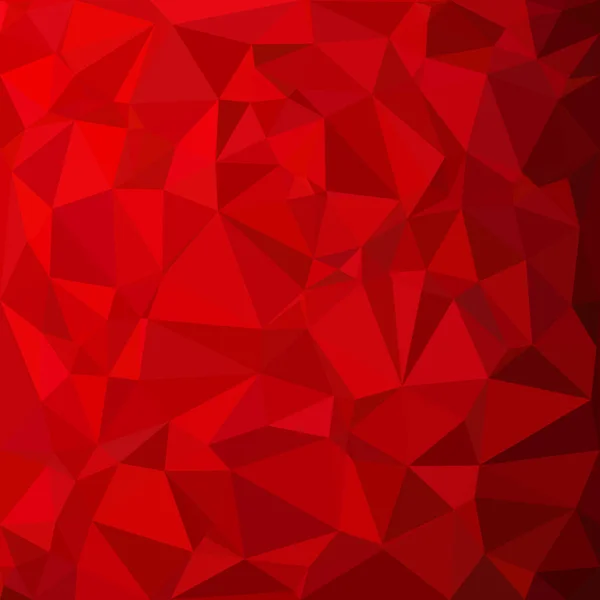 Fond Mosaïque Polygonale Rouge Modèles Conception Créative — Image vectorielle