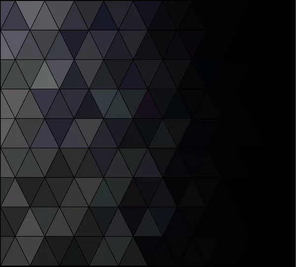 Černý Čtverec Mřížka Mosaic Pozadí Kreativní Design Šablony — Stockový vektor