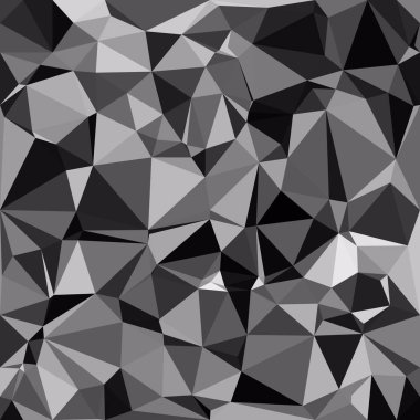 Siyah poligonal mozaik arka plan, yaratıcı tasarım şablonları