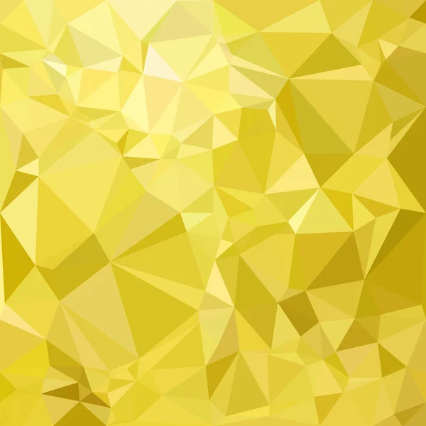 Fond Mosaïque Polygonale Jaune Modèles Conception Créative — Image vectorielle