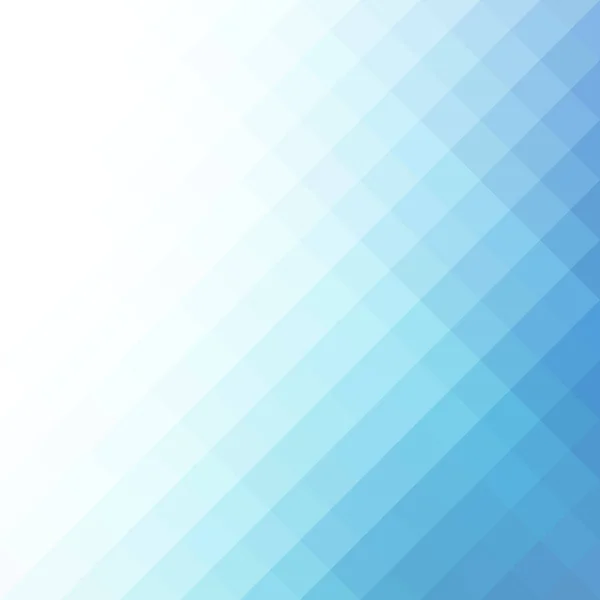 Blauwe Vierkante Raster Mozaïek Achtergrond Creatieve Design Templates — Stockvector