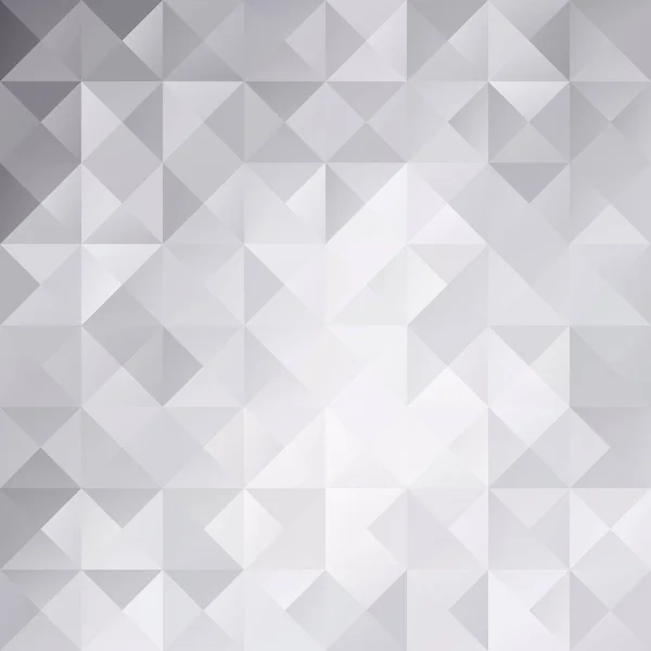 Šedá Bílá Mřížka Mozaika Pozadí Creative Design Šablony — Stockový vektor