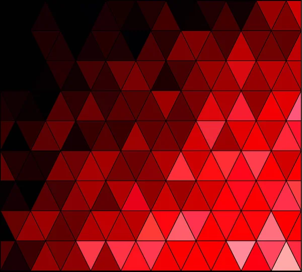 赤い正方形グリッド モザイクの背景 創造的なデザイン テンプレート — ストックベクタ