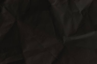 Siyah kağıt buruşuk doku arka plan, yaratıcı tasarım şablonları