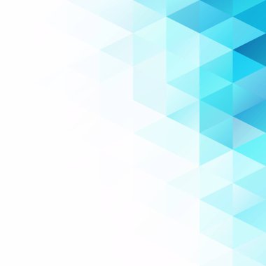 Mavi Izgara Mozaik Arkaplan, Yaratıcı Tasarım Şablonları