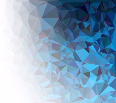 mavi çokgen mozaik arkaplan, yaratıcı tasarım şablonları