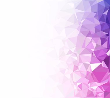 Mor Çokgen Mozaik Arkaplan, Yaratıcı Tasarım Şablonları