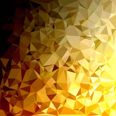 Sarı Çokgen Mozaik Arkaplan, Yaratıcı Tasarım Şablonları