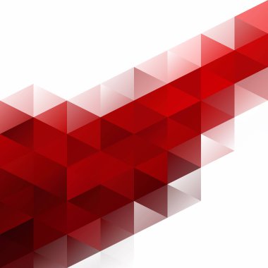 Kırmızı kılavuz Mozaik arka plan, yaratıcı tasarım şablonları