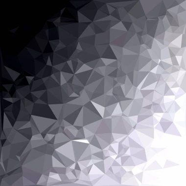 Siyah poligonal mozaik arka plan, yaratıcı tasarım şablonları