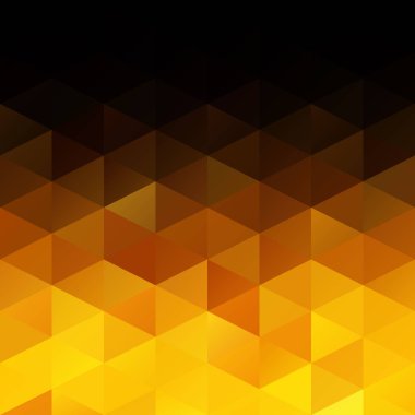 Sarı Izgara Mozaik Arkaplan, Yaratıcı Tasarım Şablonları