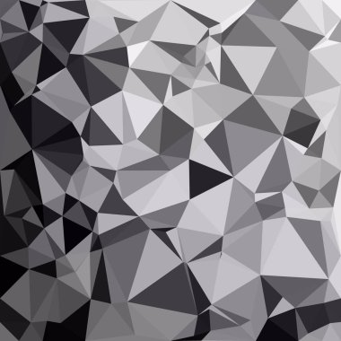 Siyah poligonal mozaik arka plan, yaratıcı tasarım şablonları