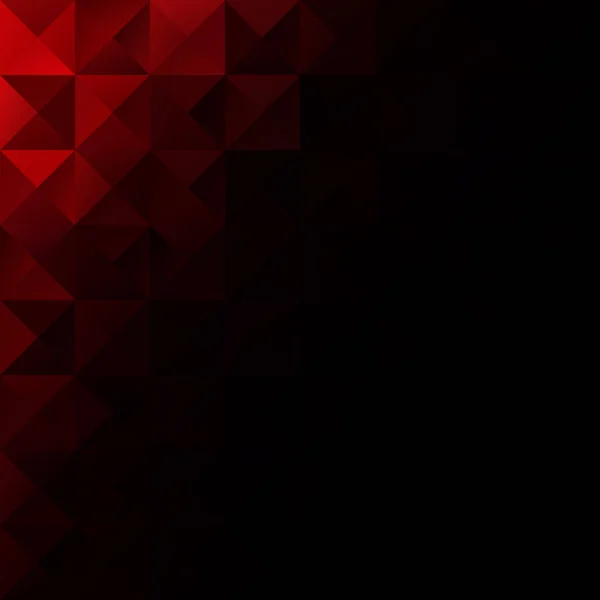Röd Grid Mosaik Bakgrund Kreativ Designmallar — Stock vektor