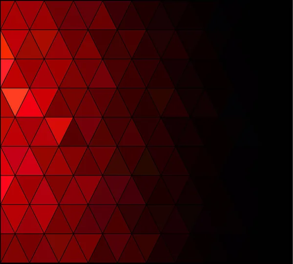빨간색 사각형 그리드 모자이크 크리에이 디자인 — 스톡 벡터