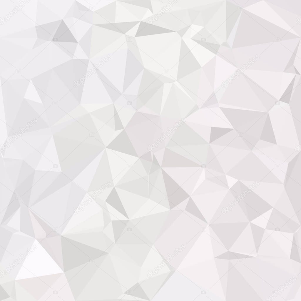 Gray White Polygonal Background, Creative Design Templates