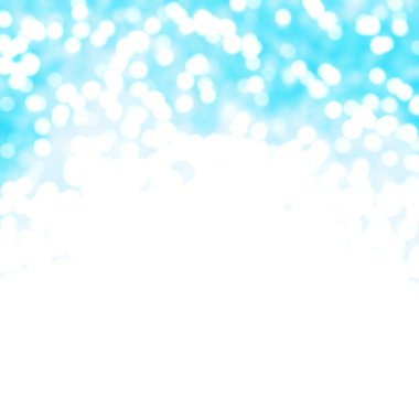 Ufuk benzersiz Soyut Mavi Bokeh şenlikli ışıklar