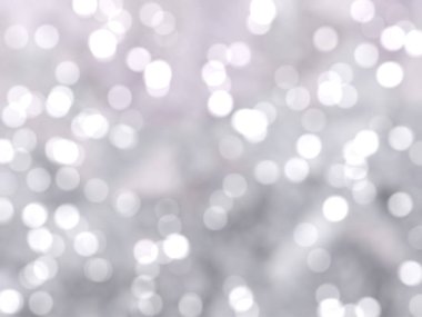 Ufuk benzersiz soyut gri beyaz Bokeh şenlikli ışıklar