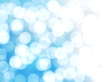 Ufuk benzersiz Soyut Mavi Bokeh şenlikli ışıklar