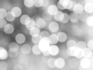 Ufuk benzersiz soyut gri beyaz Bokeh şenlikli ışıklar
