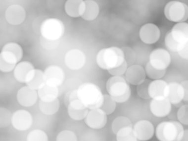 Ufuk benzersiz soyut gri beyaz Bokeh şenlikli ışıklar