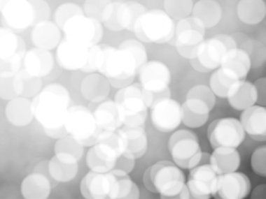 Ufuk benzersiz soyut gri beyaz Bokeh şenlikli ışıklar