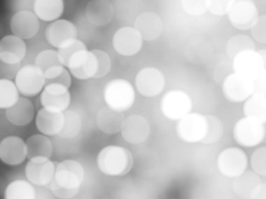 Ufuk benzersiz soyut gri beyaz Bokeh şenlikli ışıklar