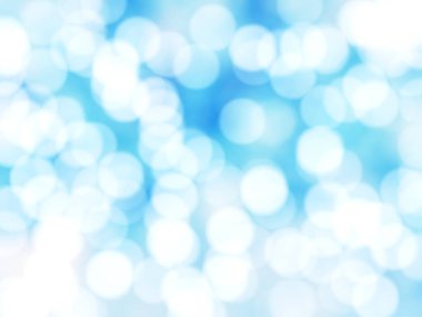 Ufuk benzersiz Soyut Mavi Bokeh şenlikli ışıklar