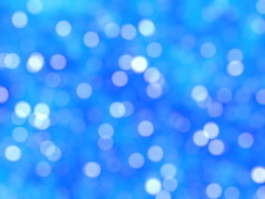 Ufuk benzersiz Soyut Mavi Bokeh şenlikli ışıklar