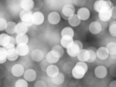 Ufuk benzersiz soyut gri beyaz Bokeh şenlikli ışıklar