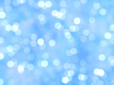 Ufuk benzersiz Soyut Mavi Bokeh şenlikli ışıklar