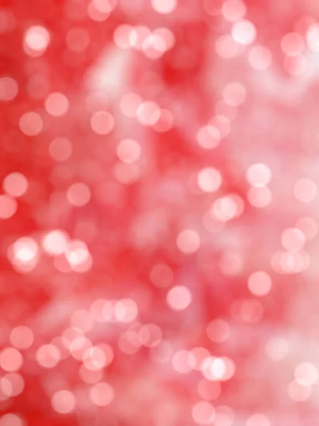 Desfocado Único Abstrato Vermelho Bokeh Luzes Festivas — Fotografia de Stock