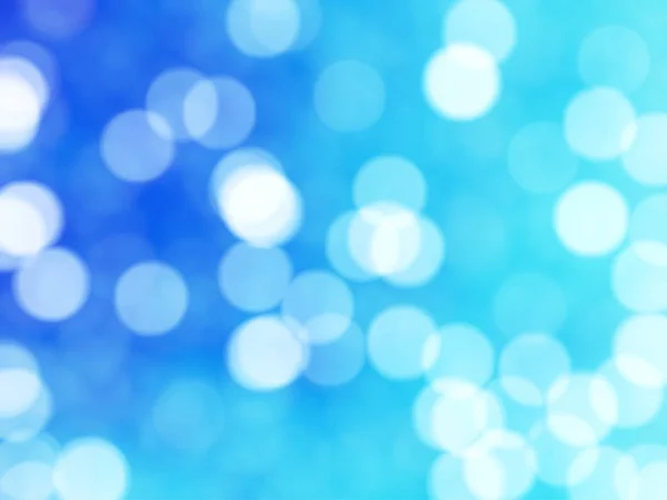 Desfocado Único Abstrato Azul Bokeh Luzes Festivas — Fotografia de Stock