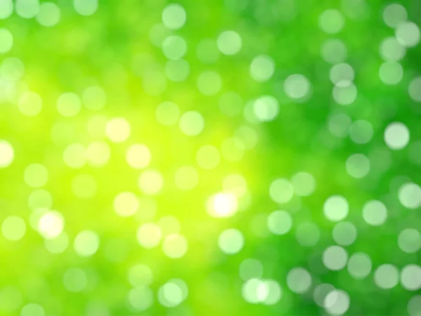 Desenfocado Único Abstracto Verde Bokeh Luces Festivas —  Fotos de Stock