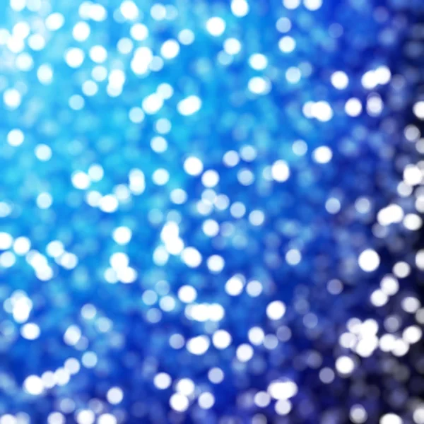 Intreepupil Unieke Abstract Blue Bokeh Feestelijke Verlichting — Stockfoto