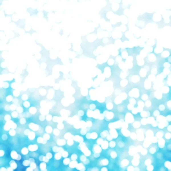 Intreepupil Unieke Abstract Blue Bokeh Feestelijke Verlichting — Stockfoto