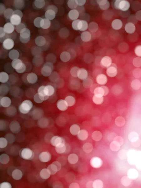 Desfocado Único Abstrato Vermelho Bokeh Luzes Festivas — Fotografia de Stock