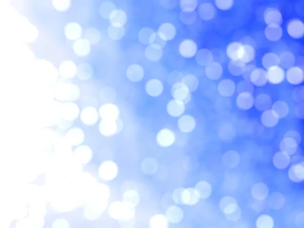 Intreepupil Unieke Abstract Blue Bokeh Feestelijke Verlichting — Stockfoto