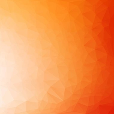 Turuncu poligonal mozaik arka plan yaratıcı tasarım şablonları