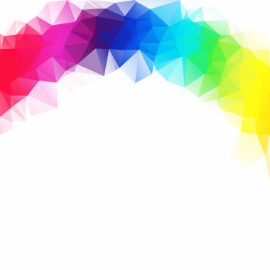 Renkli poligonal mozaik arka plan yaratıcı tasarım şablonları