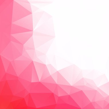 Kırmızı Çokgen Mozaik Arkaplan, Yaratıcı Tasarım Şablonları