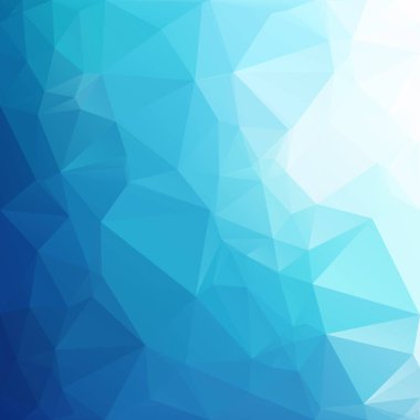 mavi çokgen mozaik arkaplan, yaratıcı tasarım şablonları