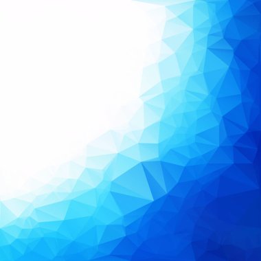 mavi çokgen mozaik arkaplan, yaratıcı tasarım şablonları