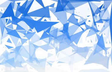 Mavi mola mozaik arka plan, yaratıcı tasarım şablonları