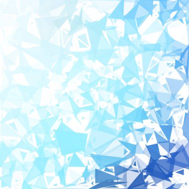 Mavi mola mozaik arka plan, yaratıcı tasarım şablonları