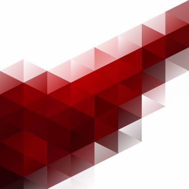 Kırmızı kılavuz Mozaik arka plan, yaratıcı tasarım şablonları