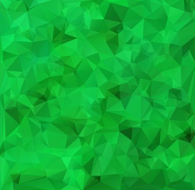 Yeşil Çokgen Mozaik Arkaplan, Yaratıcı Tasarım Şablonları