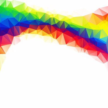 Renkli poligonal mozaik arka plan yaratıcı tasarım şablonları