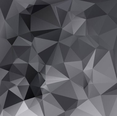 Siyah poligonal mozaik arka plan, yaratıcı tasarım şablonları