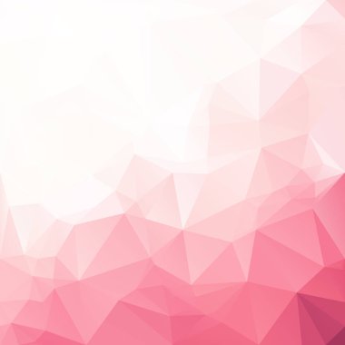 Kırmızı Çokgen Mozaik Arkaplan, Yaratıcı Tasarım Şablonları