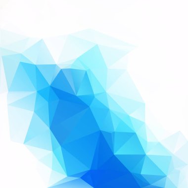 mavi çokgen mozaik arkaplan, yaratıcı tasarım şablonları